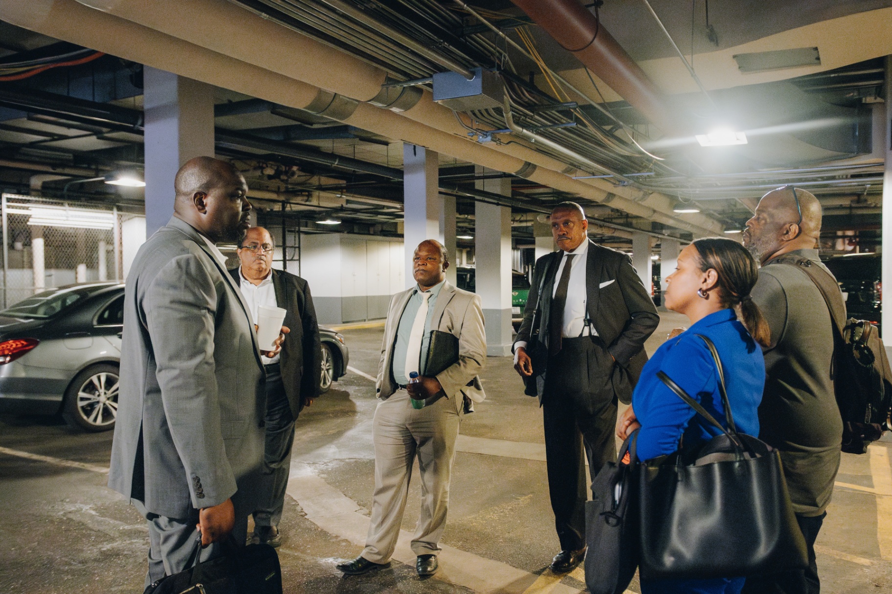 NCCBC leadership council in conversation at NC Advocacy Day